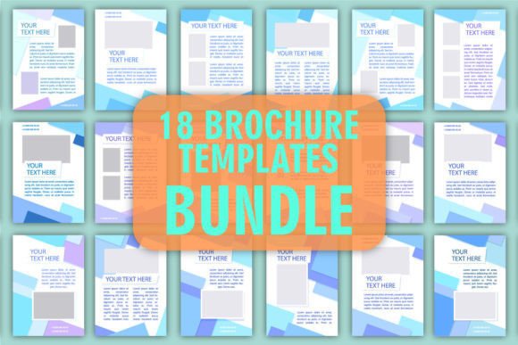 Blank Brochure Design Templates Set: Your Project Launchpad