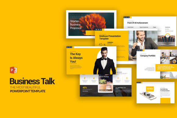 Business Talk PowerPoint Templates: Your Go-To for Professional Slides