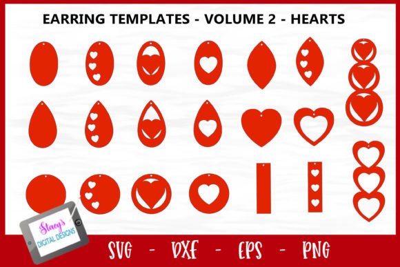 Earring Bundle Vol. 2: 20 Templates for DIY Earrings