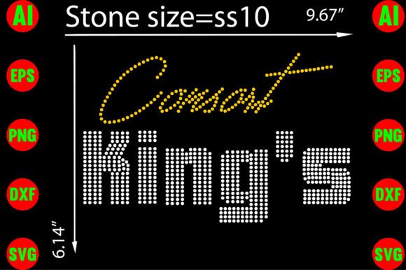 King's Rhinestone Templates Design: Bling Your Projects