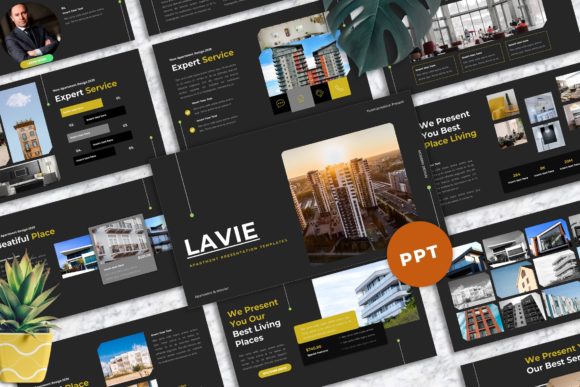 Mastering Presentations: A Deep Dive into Lavie - Apartment Powerpoint Templates