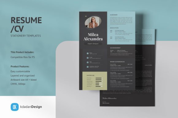 Modernize Your Career with Resume/CV PSD Design Templates Vol 167