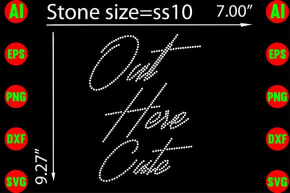 Out HERE CUTE Rhinestone Templates: Sparkle for Your Brand