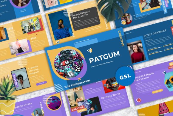 Patgum: A Modern Google Slides Template for Creative Projects
