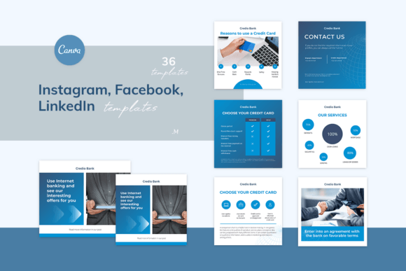 Professional Social Media Templates for Financial Institutions