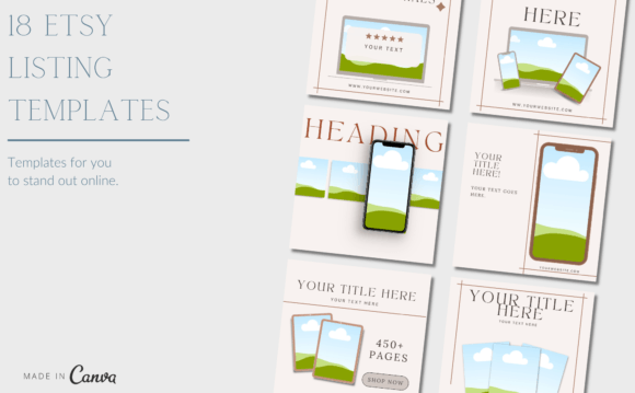Streamline Your Etsy Shop with Editable Mock Up Templates