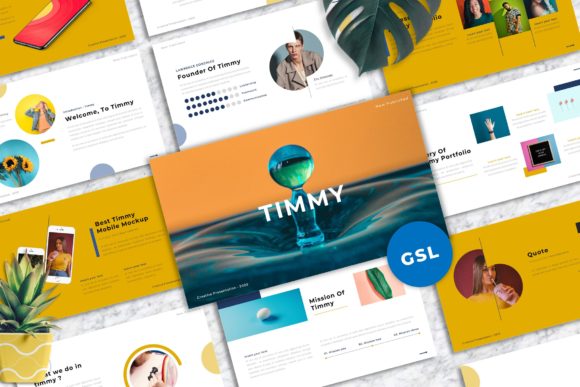 Timmy - Creative Googleslide Templates: Your Design Powerhouse