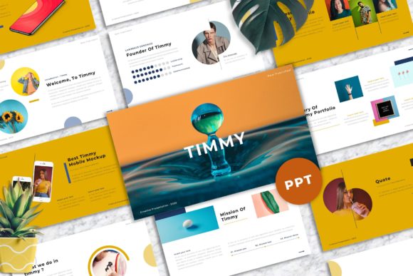 Timmy: The Creative Powerpoint Template for Modern Storytelling