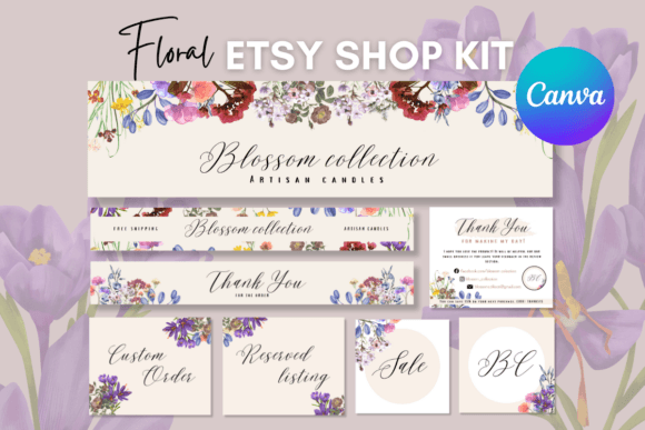 Transform Your Etsy Storefront with a Floral Templates Kit