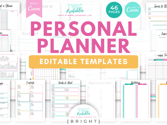 Transform Your Routine: The Power of Personal Planner Canva Templates
