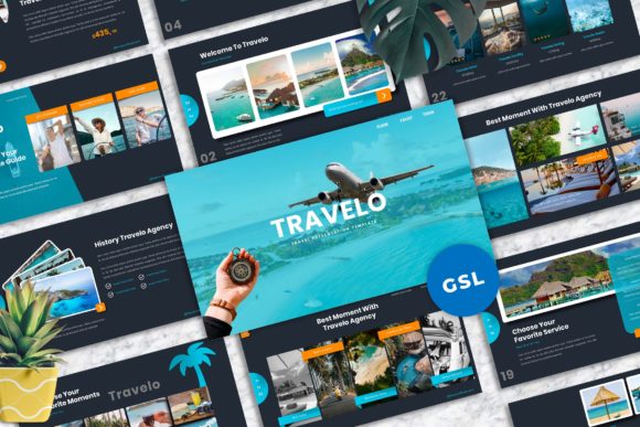 Travelo: A Googleslide Template for Modern Visual Storytelling