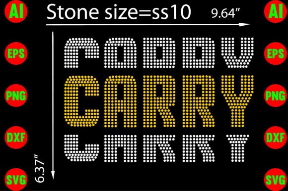 Unleash Your Creativity with Carry Rhinestone Templates Design